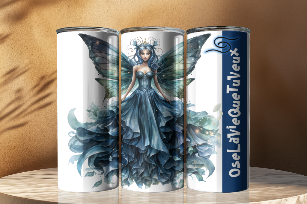 1 Bouteille 20 oz — Fée bleue